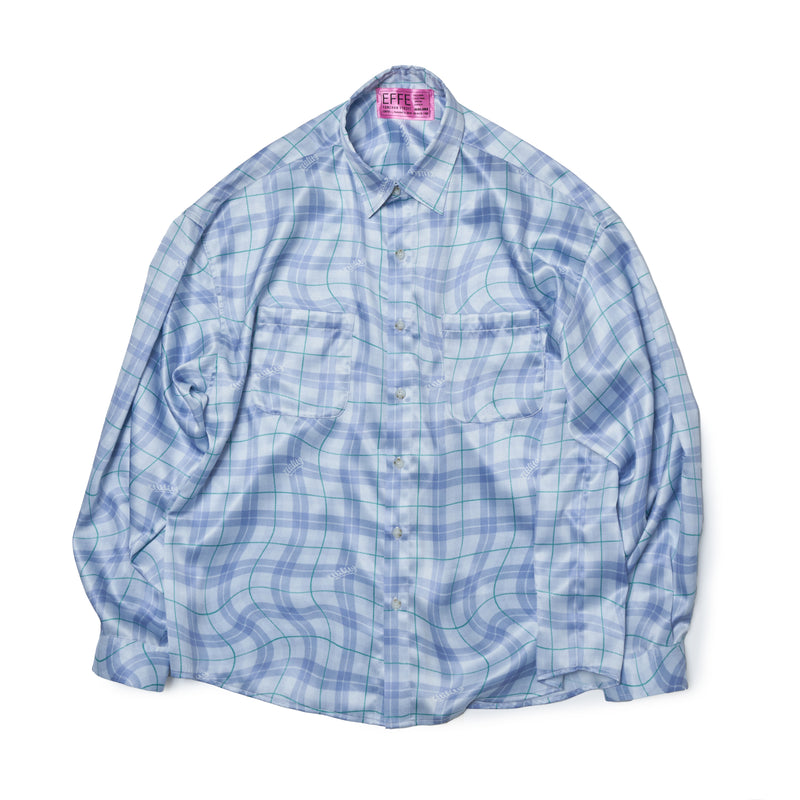 [2025 summer] EFFECTEN / Distorted check L/S shirts