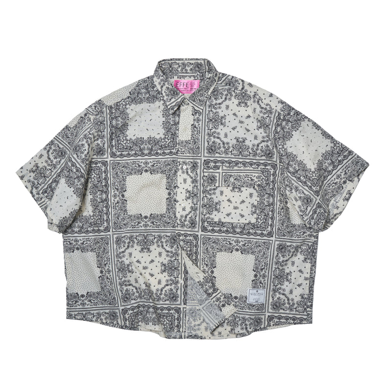 [2025 summer] EFFECTEN / "the pocket" paisley s/s shirts