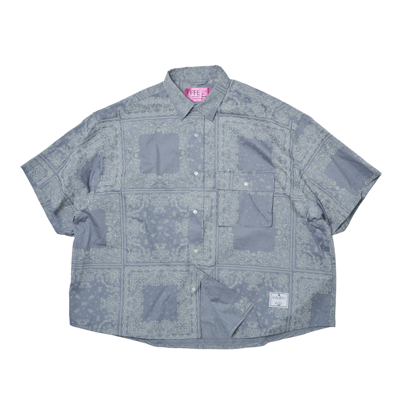 [2025 summer] EFFECTEN / "the pocket" paisley s/s shirts