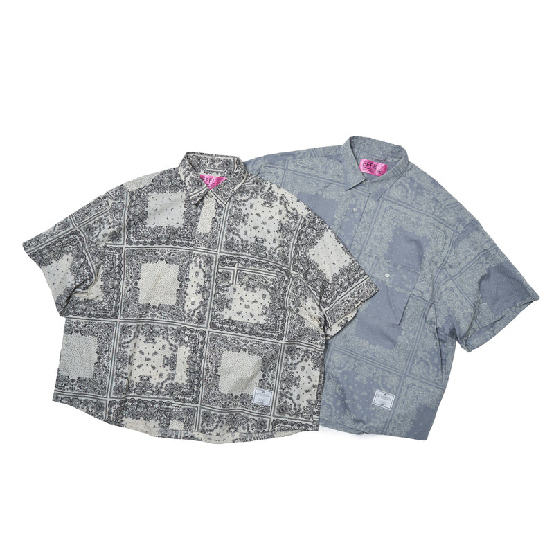 [2025 summer] EFFECTEN / "the pocket" paisley s/s shirts