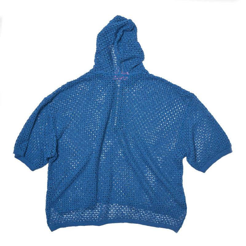 [2025 summer] EFFECTEN / Slab knit half zip hoodie