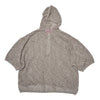 [2025 summer] EFFECTEN / Slab knit half zip hoodie