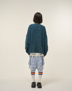 [2025 AW] EFFECTEN / Mohair knit cardigan "inside out"