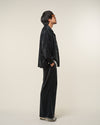 [2025 AW] EFFECTEN / Smooth velour wide shirts