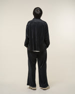 [2025 AW] EFFECTEN / Smooth velour wide shirts