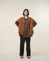 [2025 AW] EFFECTEN / Glen check china cardigan