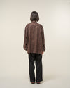 [2025 AW] EFFECTEN / Smooth velour wide shirts (Leopard)