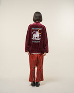 [2025 AW] EFFECTEN / Suka velour high neck jacket