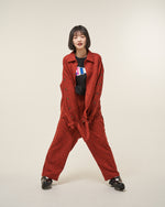 [2025 AW] EFFECTEN / Nubby tweed bondage wide pants