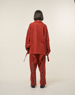 [2025 AW] EFFECTEN / Nubby tweed button sleeve shirts
