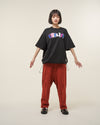 [2025 AW] EFFECTEN / Nubby tweed bondage wide pants
