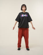 [2025 AW] EFFECTEN / Nubby tweed bondage wide pants