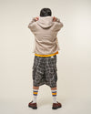 [2025 AW] EFFECTEN / Check half zip hoodie