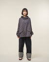 [2025 AW] EFFECTEN / Check half zip hoodie