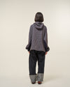 [2025 AW] EFFECTEN / Check half zip hoodie