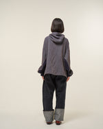 [2025 AW] EFFECTEN / Check half zip hoodie