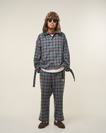 [2025 AW] EFFECTEN / Check bondage wide pants