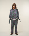 [2025 AW] EFFECTEN / Check button sleeve shirts