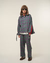 [2025 AW] EFFECTEN / Check button sleeve shirts