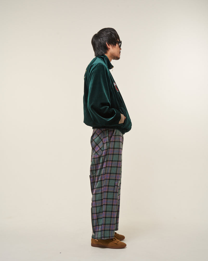 [2025 AW] EFFECTEN / Suka velour high neck jacket