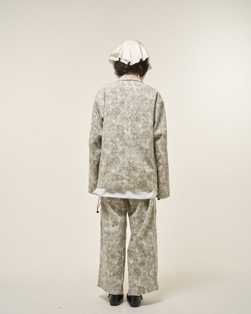 [2025 AW] EFFECTEN / Fower corduroy wide pants