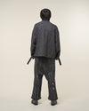 [2025 AW] EFFECTEN / Nubby tweed bondage wide pants