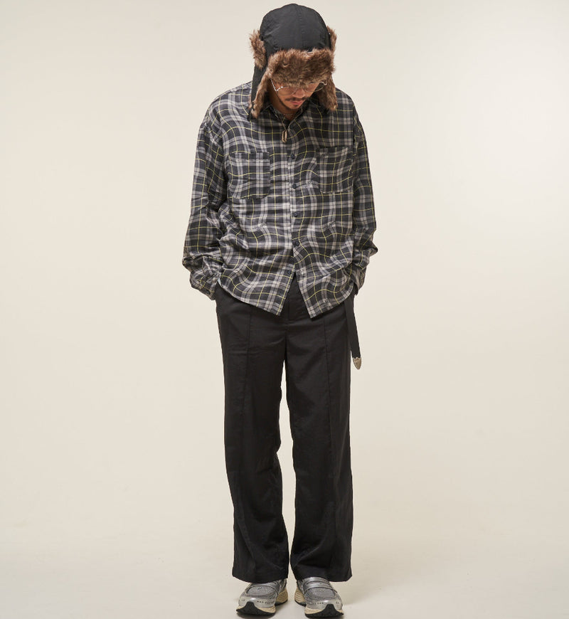 2025 AW] EFFECTEN / Distorted check L/S shirts – utility-harajuku-jp