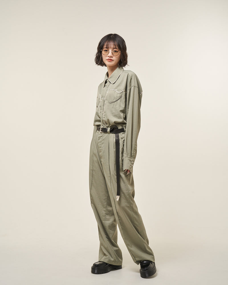 [2025 AW] EFFECTEN / Studs western L/S shirts