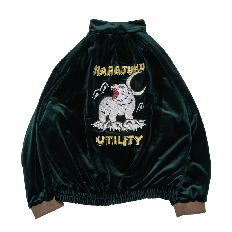 [2025 AW] EFFECTEN / Suka velour high neck jacket