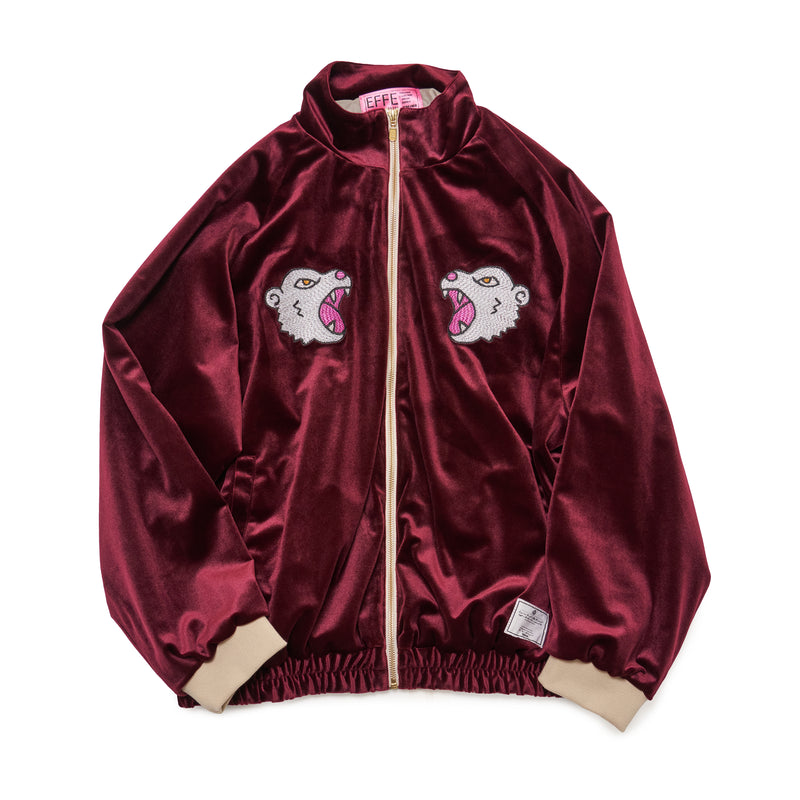 [2025 AW] EFFECTEN / Suka velour high neck jacket