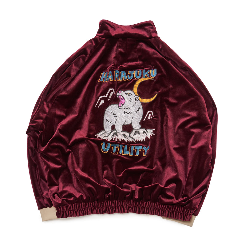 [2025 AW] EFFECTEN / Suka velour high neck jacket