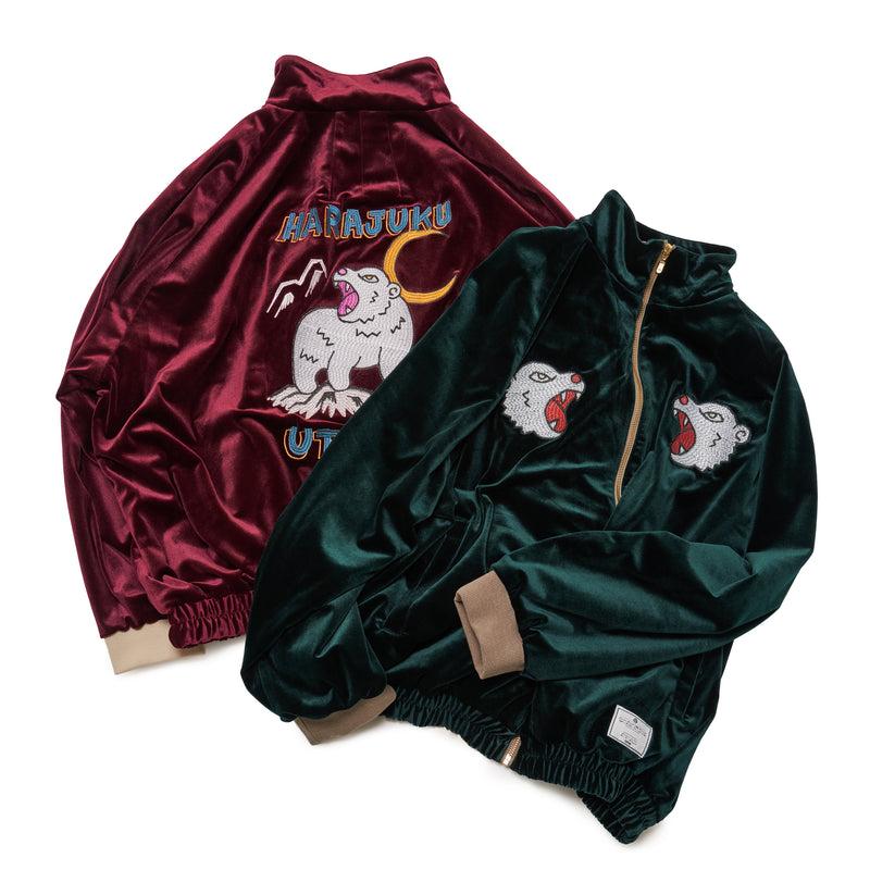 [2025 AW] EFFECTEN / Suka velour high neck jacket