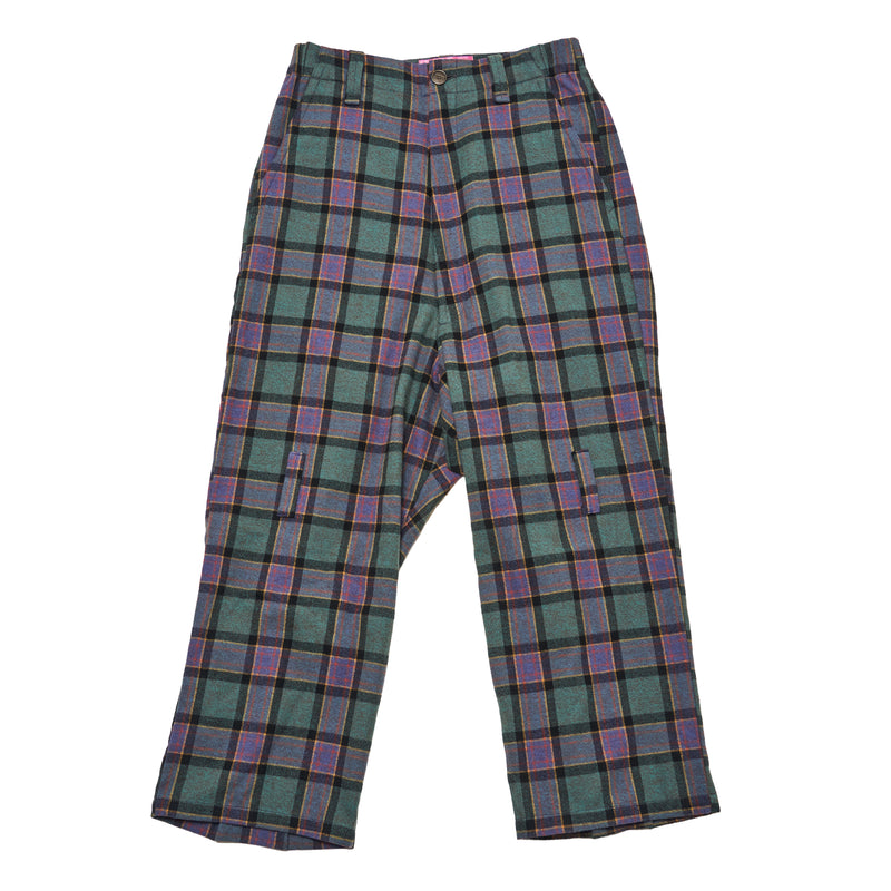 [2025 AW] EFFECTEN / Check bondage wide pants