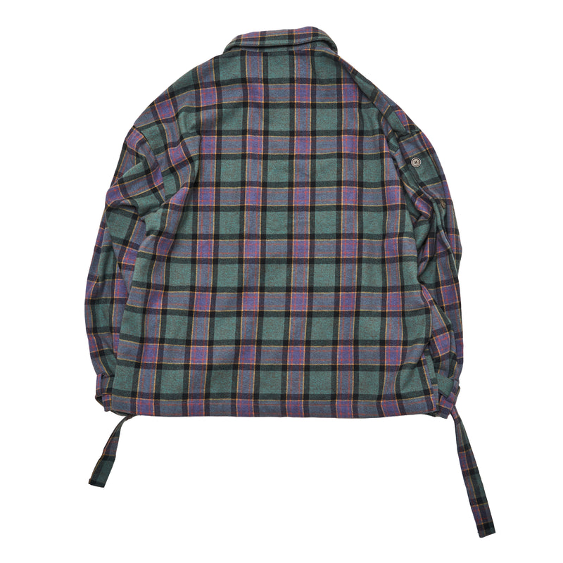 [2025 AW] EFFECTEN / Check button sleeve shirts