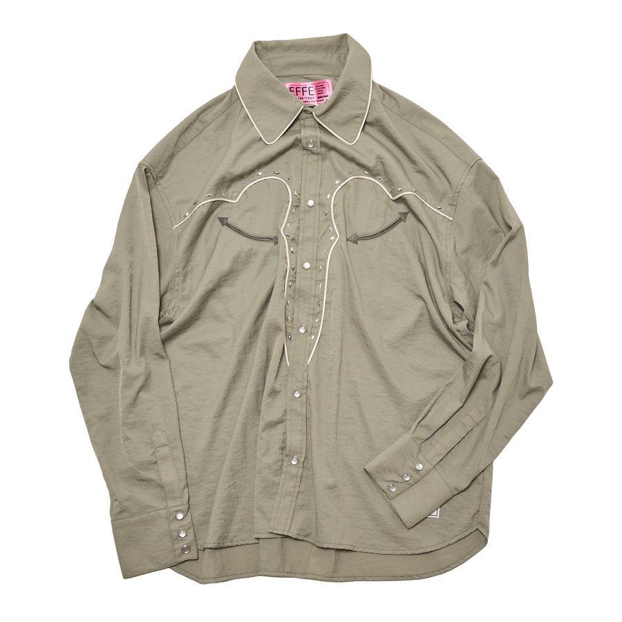 2025 AW] EFFECTEN / Studs western L/S shirts – utility-harajuku-jp