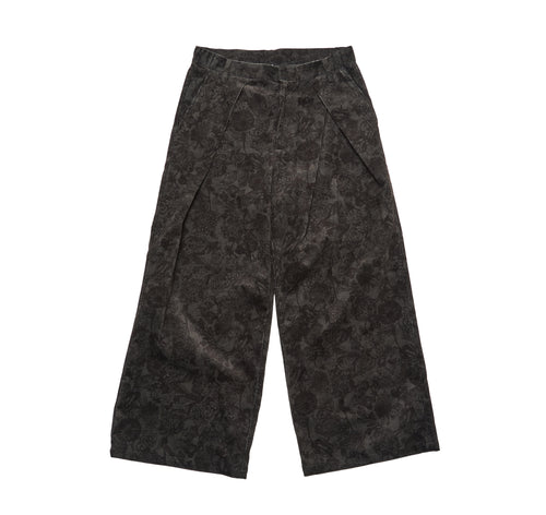 [2025 AW] EFFECTEN / Fower corduroy wide pants
