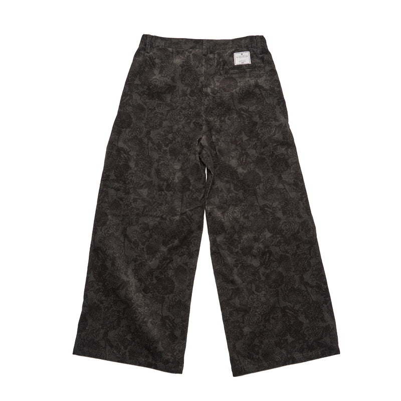 [2025 AW] EFFECTEN / Fower corduroy wide pants
