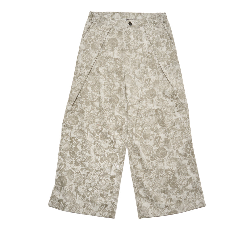 [2025 AW] EFFECTEN / Fower corduroy wide pants