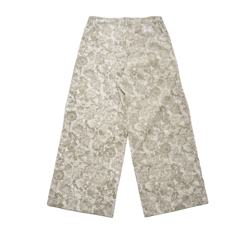 [2025 AW] EFFECTEN / Fower corduroy wide pants