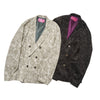 [2025 AW] EFFECTEN / Flower corduroy double breasted tailored jacket