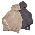 [2025 AW] EFFECTEN / Check half zip hoodie