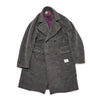 [2025 AW] EFFECTEN / Shaggy wool double breasted long coat