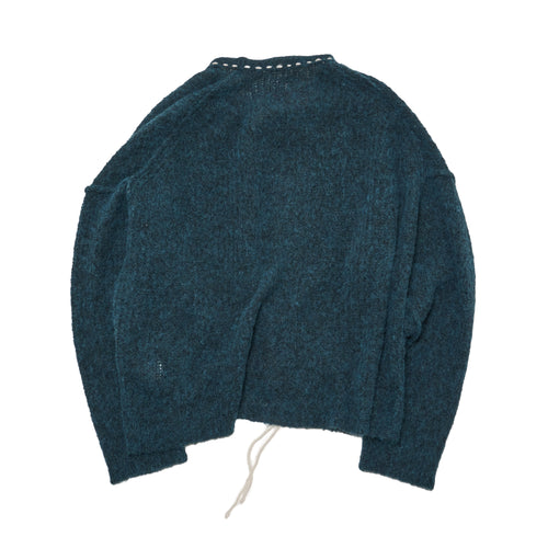 [2025 AW] EFFECTEN / Mohair knit cardigan "inside out"