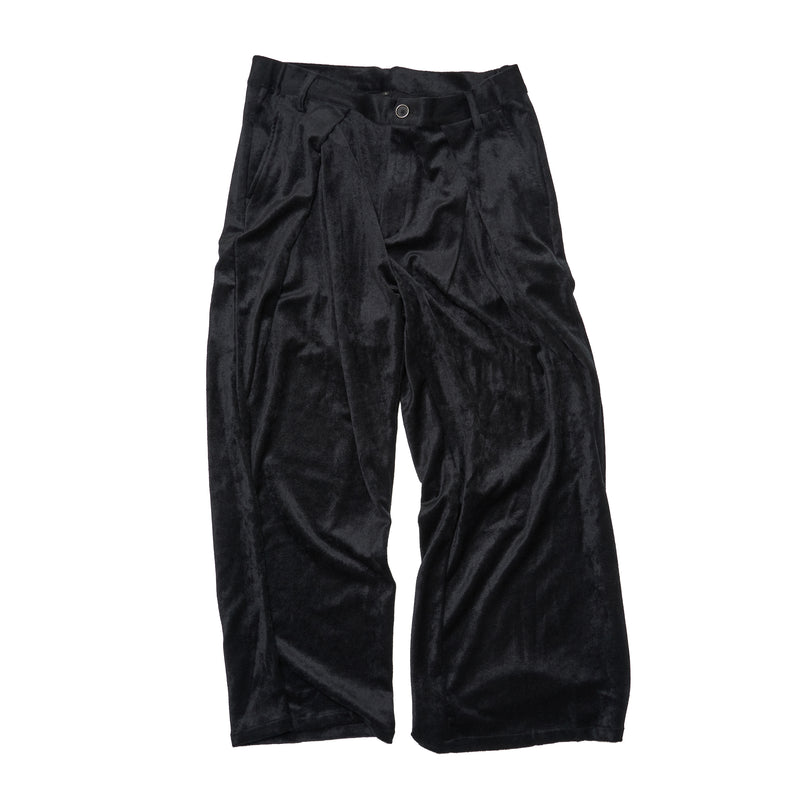 [2025 AW] EFFECTEN / Smooth Velour wide pants
