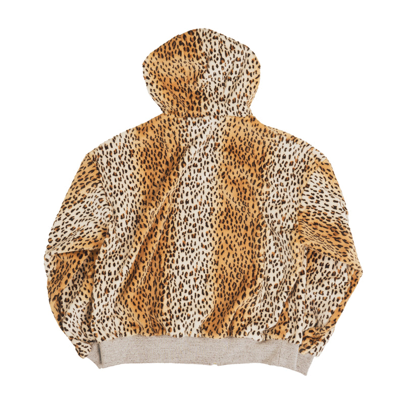 2026NewYear Limited] EFFECTEN / Leopard zip Hoodie – utility