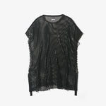 Name. / 2025ss MESH TAPED NO SLEEVE TEE
