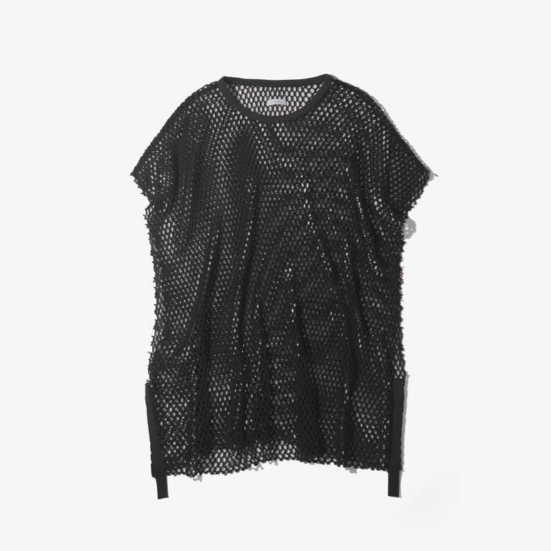 Name. / 2025ss MESH TAPED NO SLEEVE TEE
