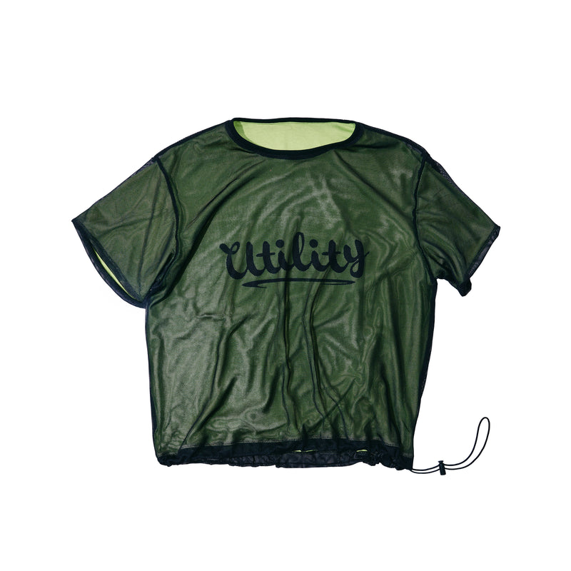 2026summer] EFFECTEN / Basic logo reversible mesh Tee – utility