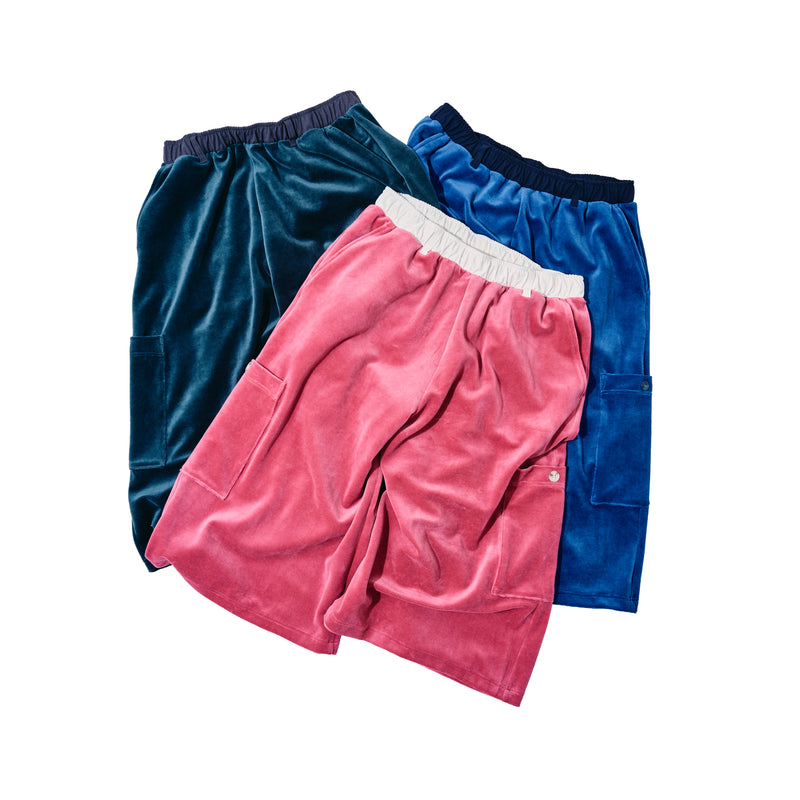 2026summer] EFFECTEN / Pile side pocket wide short pants – utility