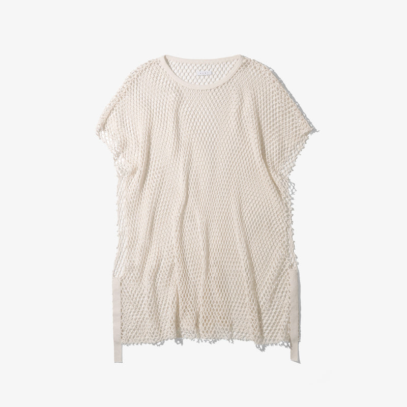 Name. / 2025ss MESH TAPED NO SLEEVE TEE